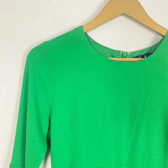 Lulu's Green Bell Sleeve Dress - Picture 4 of 12